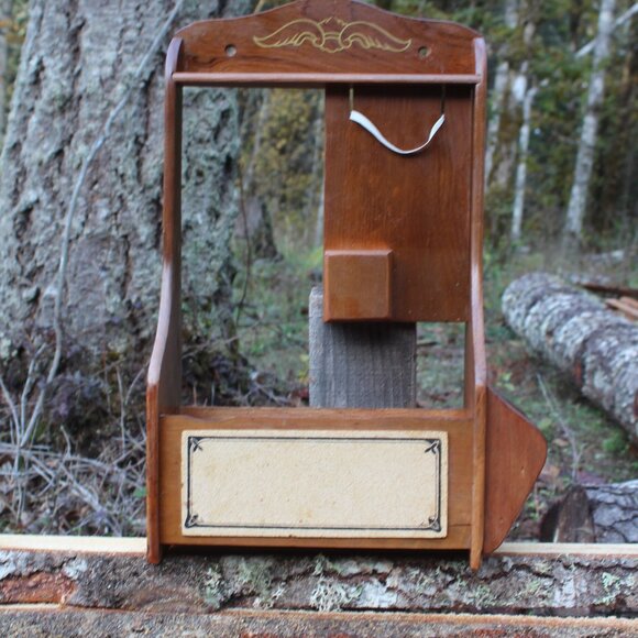 🌸VTG Mail & Key Holder - Practical Wall Station with Cork Board - Picture 5 of 12